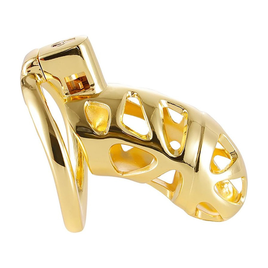 Cage de chasteté Very Lock 10.5 x 3.5 cm Dorée