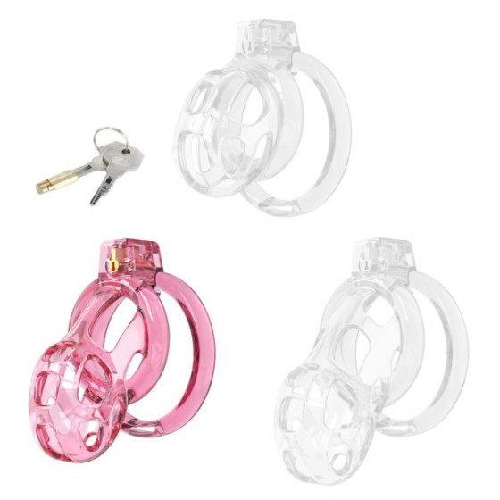 Cage de Chasteté Lock Cobra M 7 x 3.8cm Rose