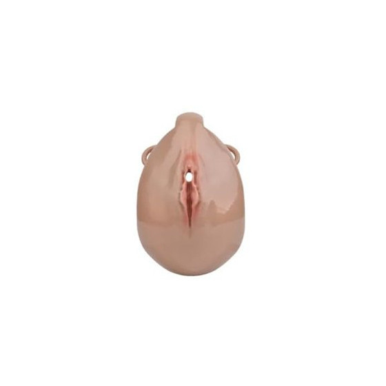 Cage de Chasteté avec Harnais Sislab 5.5 x 3.5cm Marron