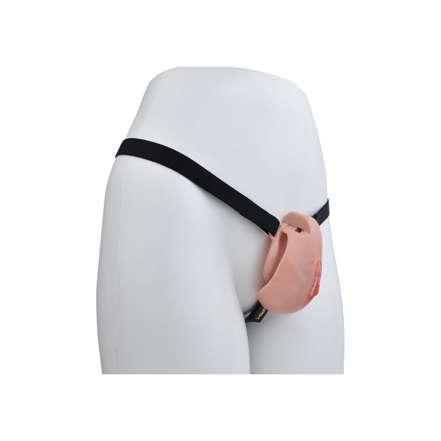 Cage de Chasteté avec Harnais Sislab 5.5 x 3.5cm Chair