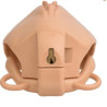 Cage de Chasteté avec Harnais Sislab 5.5 x 3.5cm Beige