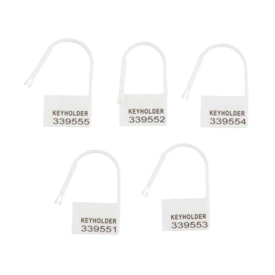 Lot de 5 Cadenas Lock Numérotés Blanc