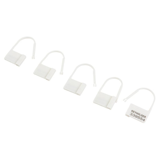 Lot de 5 Cadenas Lock Numérotés Blanc