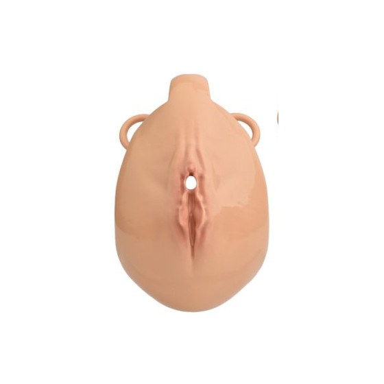 Cage de Chasteté avec Harnais Sislab 5.5 x 3.5cm Beige