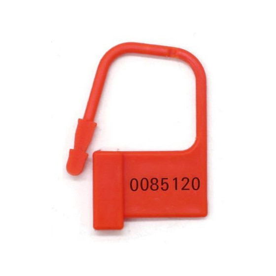  Lot de 5 Cadenas Lock Numérotés Rouge