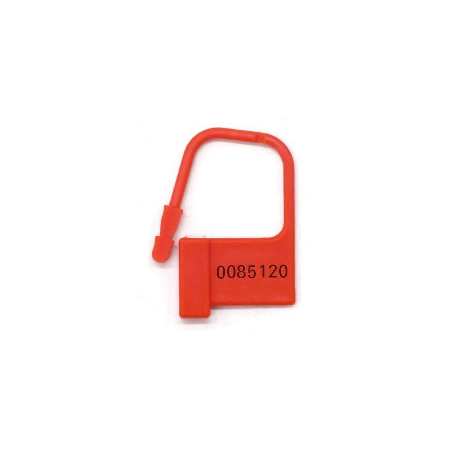  Lot de 5 Cadenas Lock Numérotés Rouge