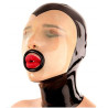Cagoule Facial Mouth Noir-Transparent
