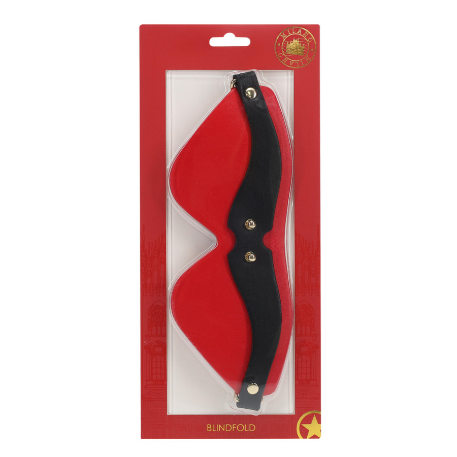 Masque SM Milan Noir et Rouge