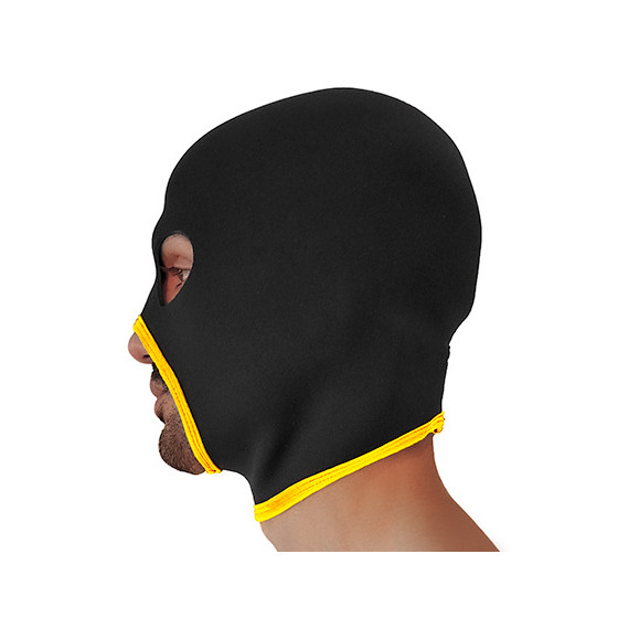 Cagoule Eyes Face Brutus Noire-Jaune