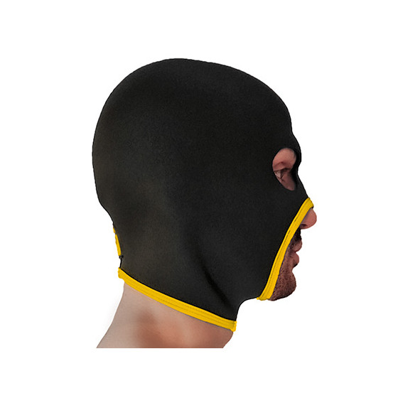 Cagoule Eyes Face Brutus Noire-Jaune