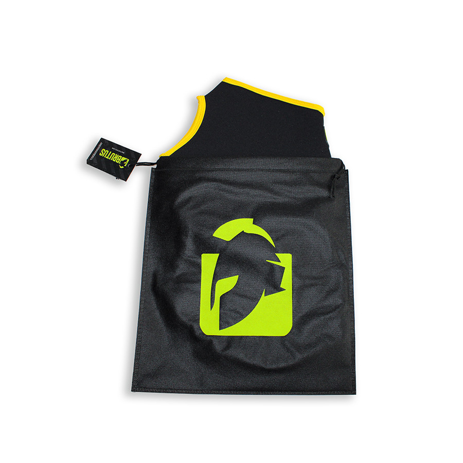 Cagoule Eyes Face Brutus Noire-Jaune