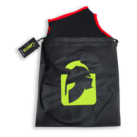 Cagoule Eyes Face Brutus Noire-Rouge