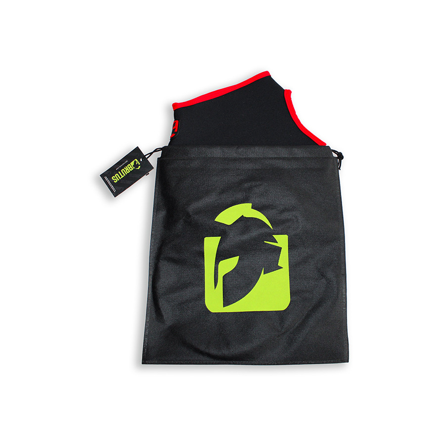 Cagoule Eyes Face Brutus Noire-Rouge