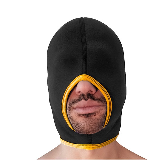 Cagoule Face Fucker Brutus Noire-Jaune