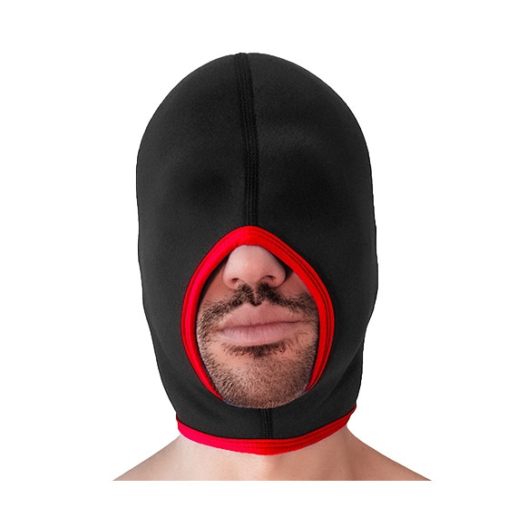 Cagoule Face Fucker Brutus Noire-Rouge