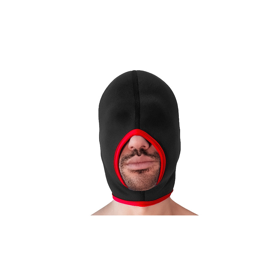 Cagoule Face Fucker Brutus Noire-Rouge