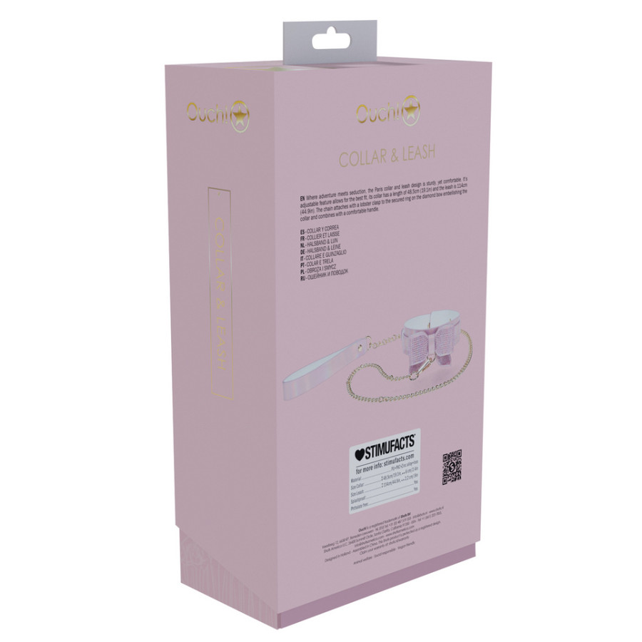 Necklace-Leash Paris Pink