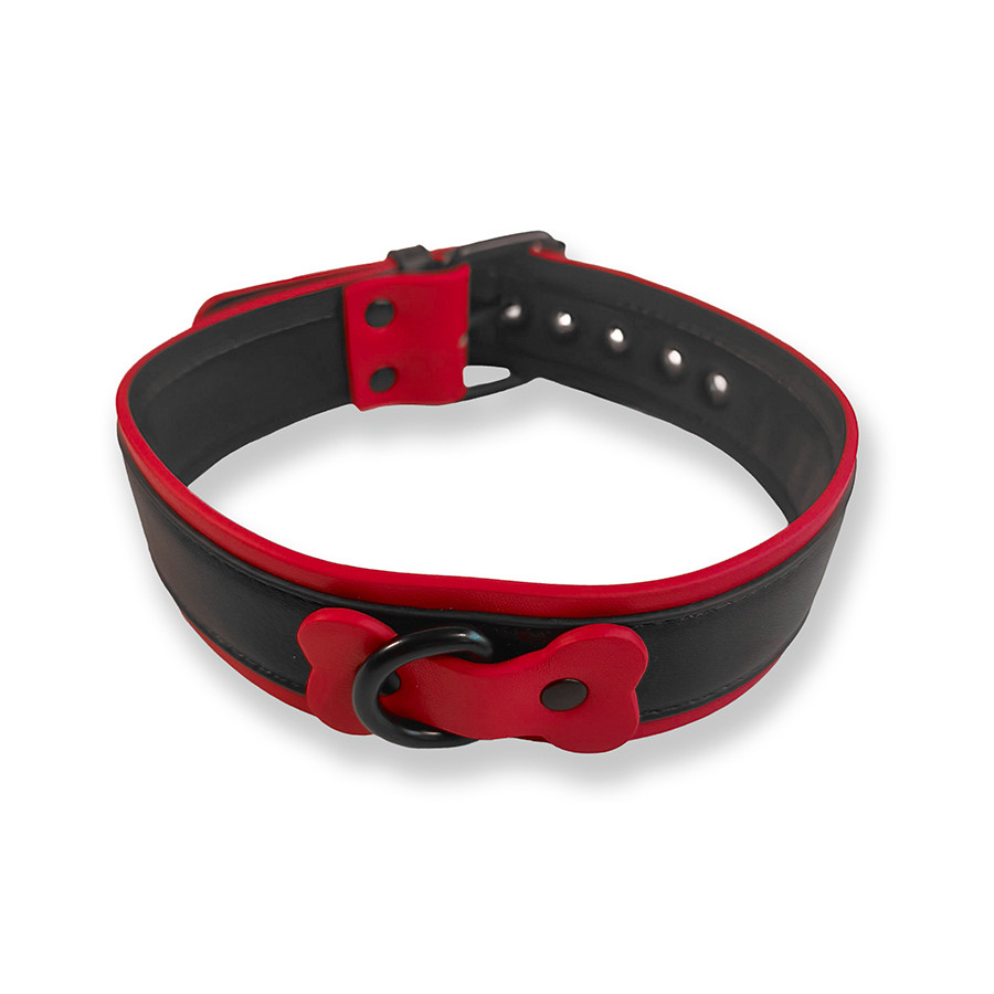 Puppy Collar Black-Red Puppy Collar Black-Red