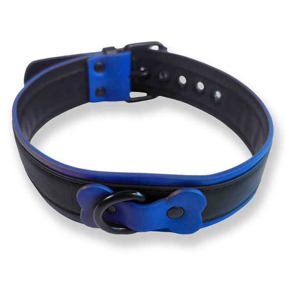 Puppy Collar Black-Blue