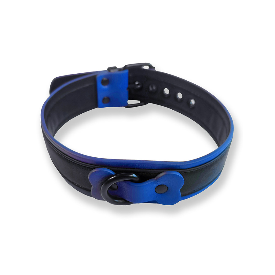 Puppy Collar Black-Blue Puppy Collar Black-Blue