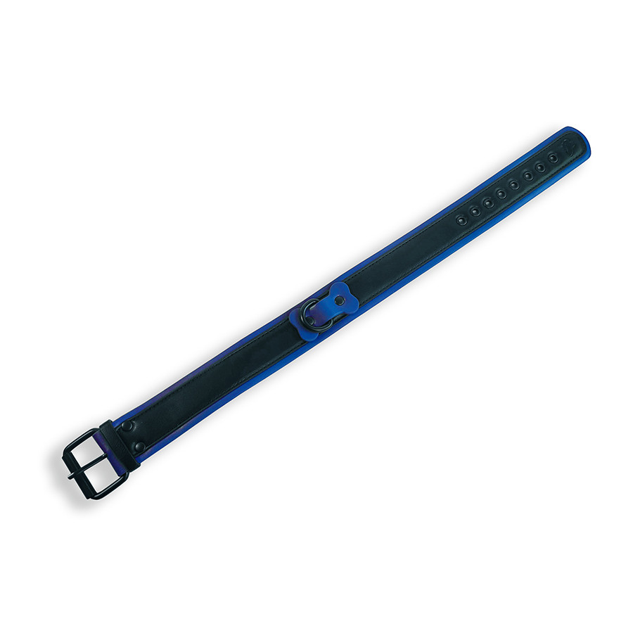 Puppy Collar Black-Blue