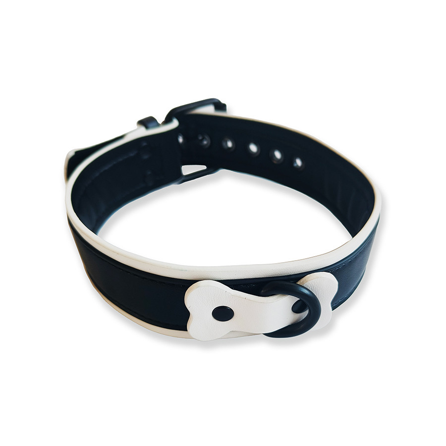 Puppy Collar Black-White Puppy Collar Black-White