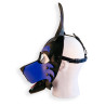 Cagoule Puppy Hood Noire et Bleue