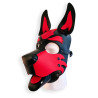 Cagoule Puppy Hood Noire et Rouge
