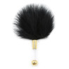 Plumeau Golden Clear 15cm Noir