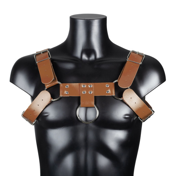 Harnais simili Harnis Marron