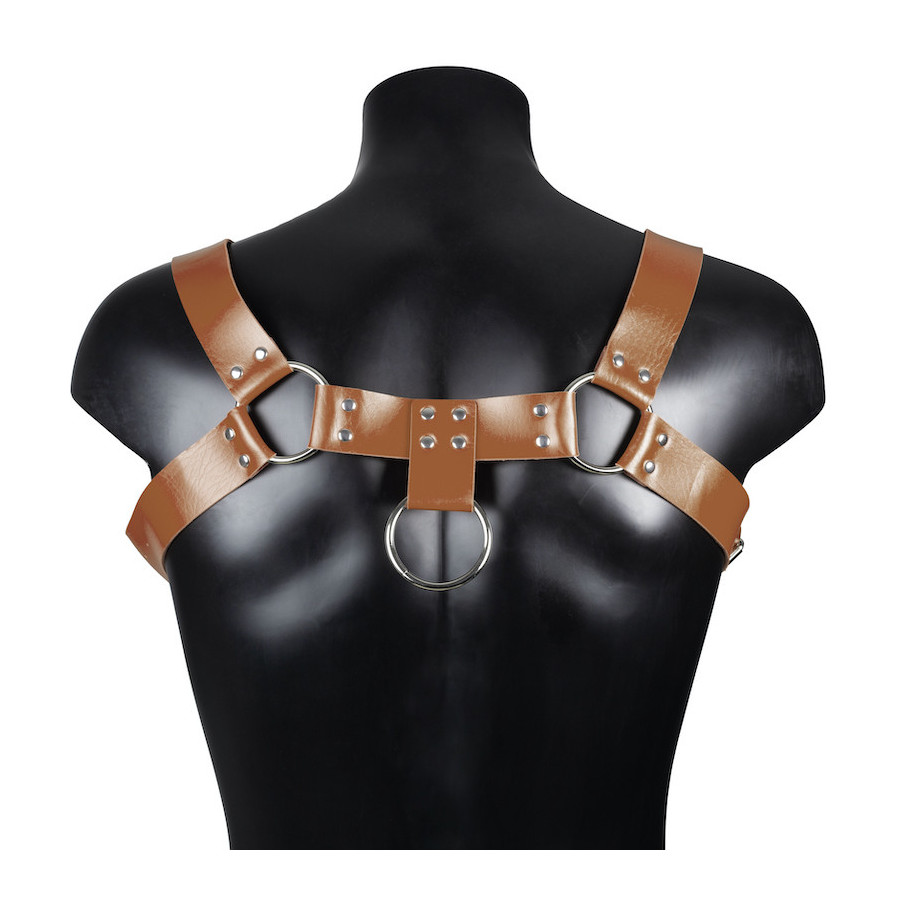 Harnais simili Harnis Marron