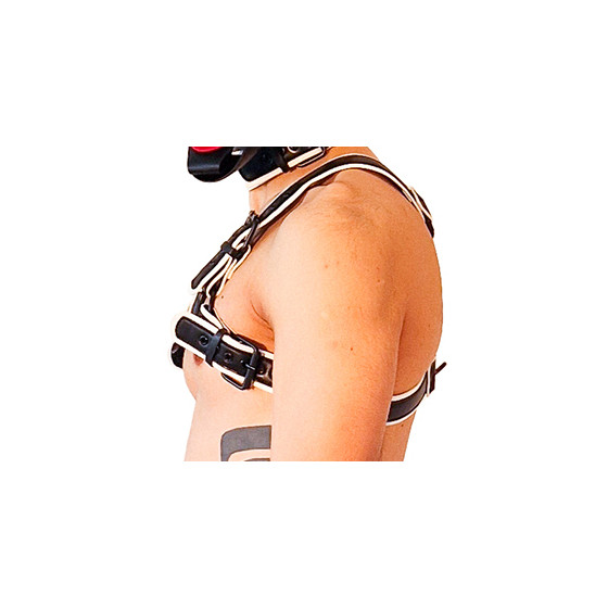 Harnais Puppy Harness  Noir-Blanc