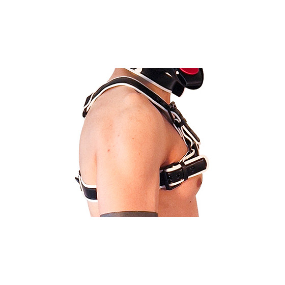 Harnais Puppy Harness  Noir-Blanc