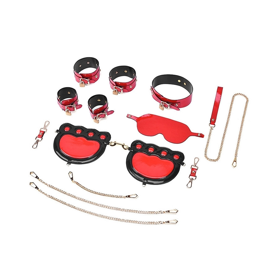 Bondage Kit 7 Pieces Lina Red