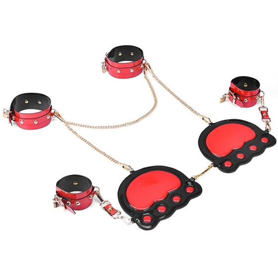 Bondage Kit 7 Pieces Lina Red