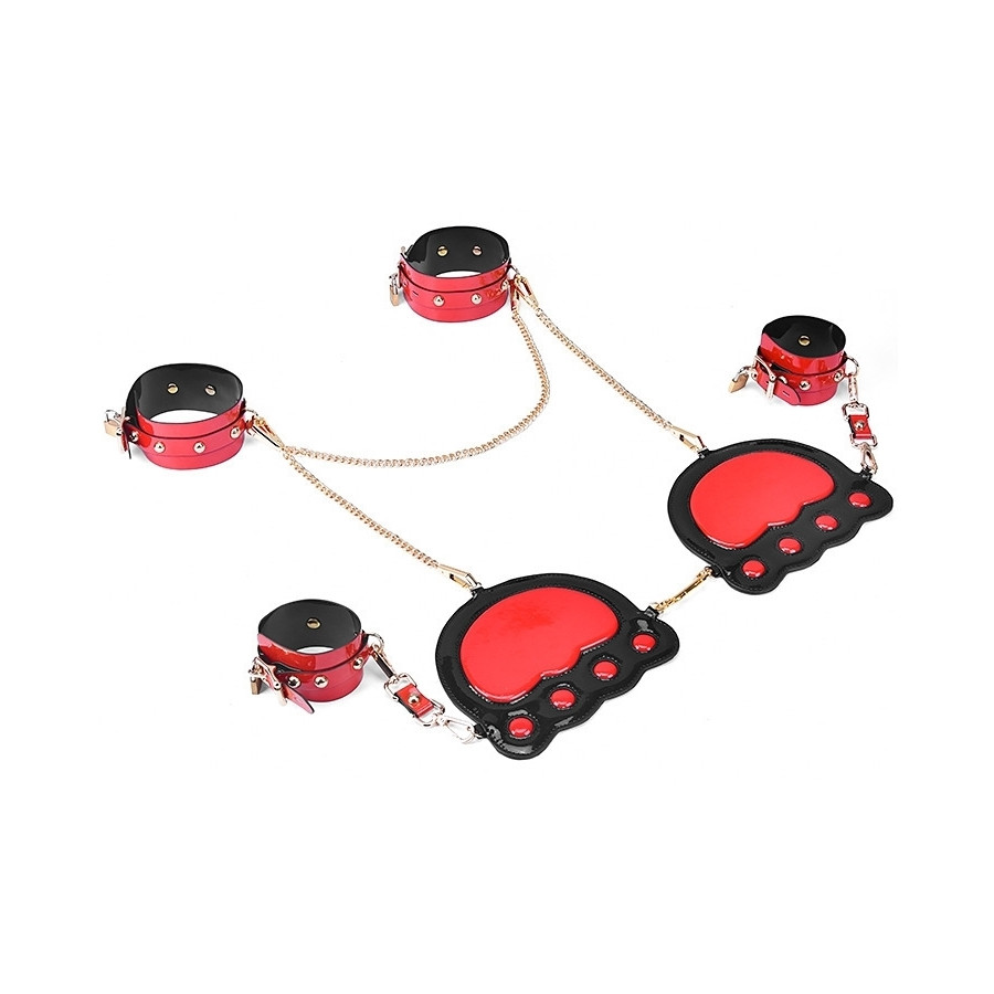 Bondage Kit 7 Pieces Lina Red