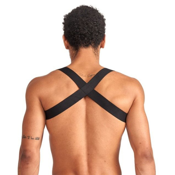 Harnais élastique X-Back Noir-Rouge