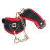 Menottes de Poignets Milan Noir et Rouge