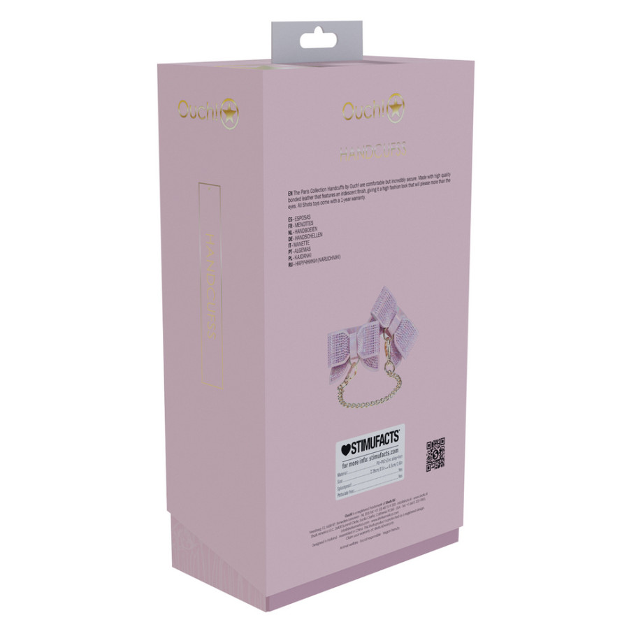 Menottes de Poignets Paris Rose