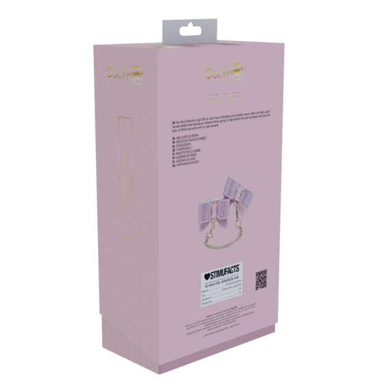 Menottes de Chevilles Paris Rose