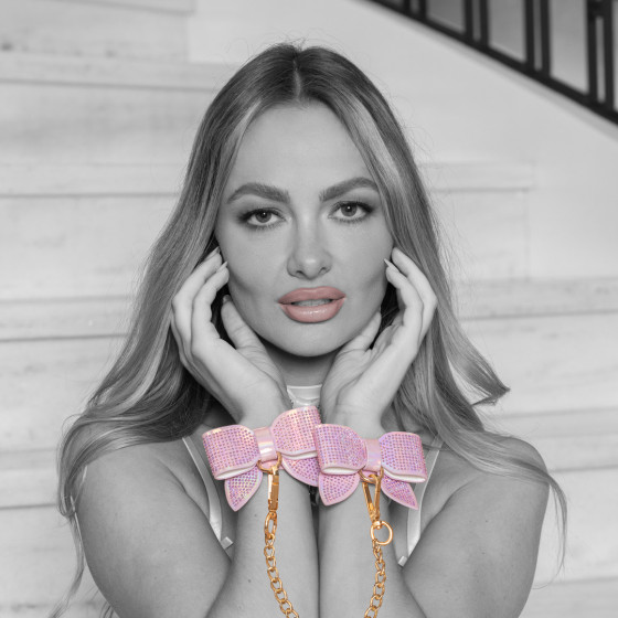 Menottes de Poignets Paris Rose