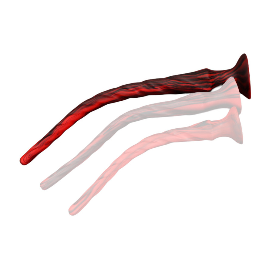 Gode Torthy L 56 x 6.2 cm Noir-Rouge