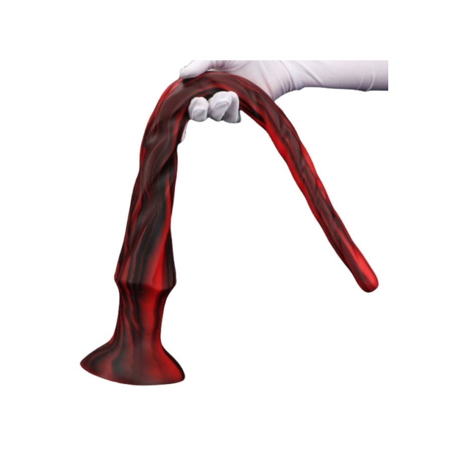 Gode Torthy M 46 x 4.7 cm Noir-Rouge