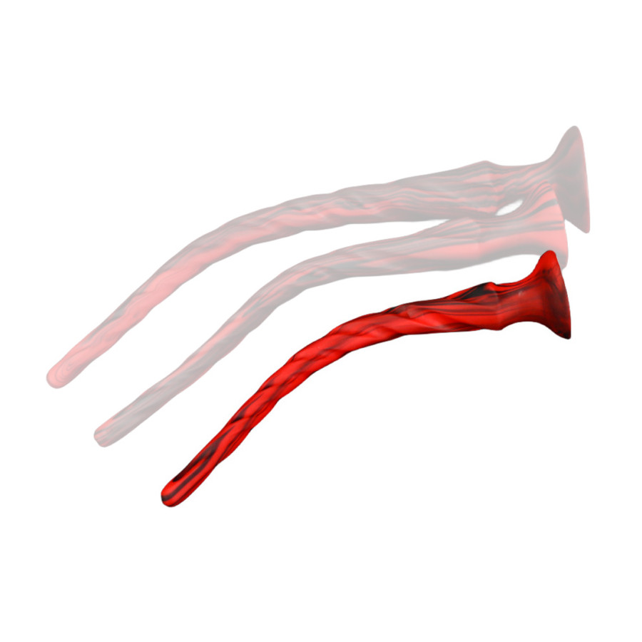 Gode Torthy S 37 x 4.2 cm Rouge-Noir