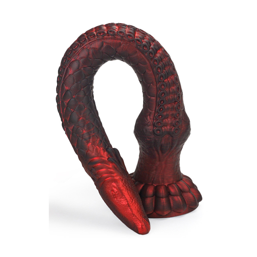 Gode Heelix L 52 x 7.5 cm Rouge