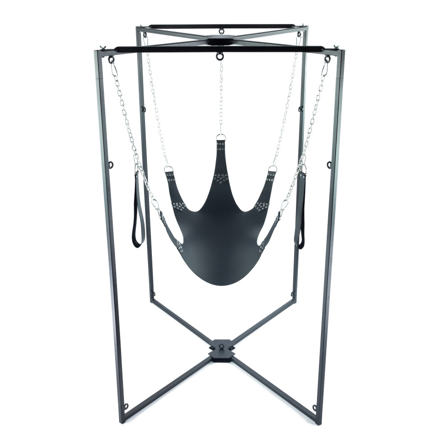 Kit Sling Cuir 5 Points Noir Armature Noire