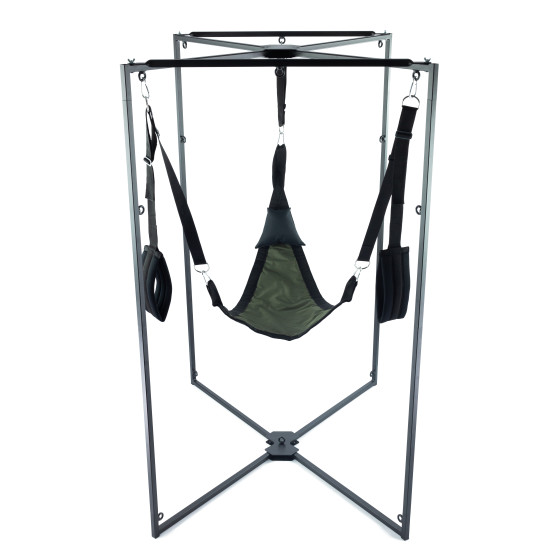 Kit Sling Tissu Triangle Kaki-Noir Armature Noire