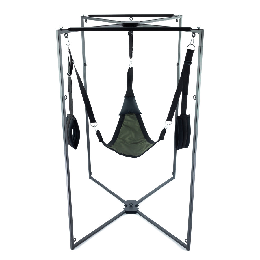 Kit Sling Tissu Triangle Kaki-Noir Armature Noire