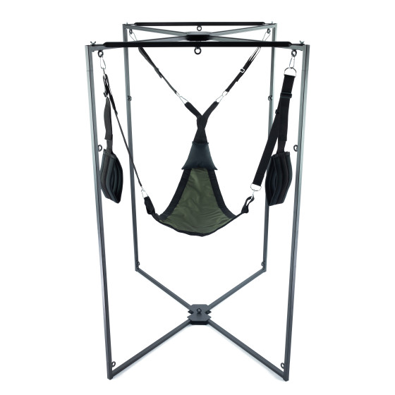 Kit Sling Tissu Triangle Kaki-Noir Armature Noire