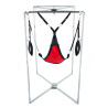 Kit Sling Tissu Triangle Rouge-Noir Armature Grise